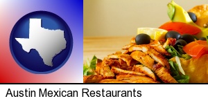 Austin, Texas - a Mexican restaurant salad