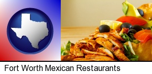 Fort Worth, Texas - a Mexican restaurant salad